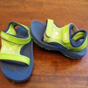 New Kids Teva Psyclone 3 Green Blue Sandals